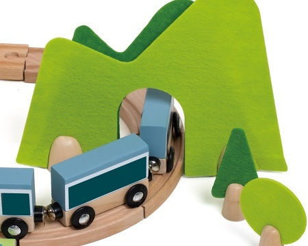 Classic World Little Train Set mit Zug aus Holz für 3+ Jahre alt+ Jahre