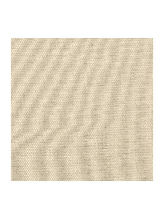 Легло Куинсайз Дървено Бежов с Ламели & Матрак 160x200см