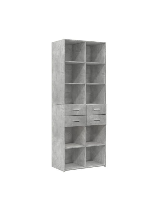 Bibliothek Gray 70x42.5x225cm