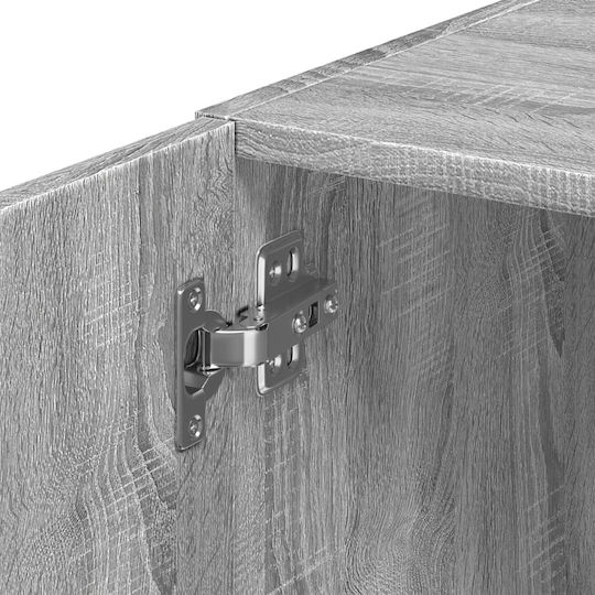 Βιβλιοθήκη Γκρι 30x42.5x225εκ.