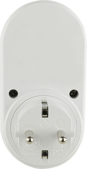 REV LED Dimmer Μονόπριζο με Διακόπτη
