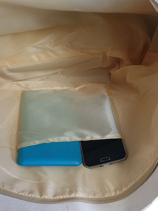 Enjoy Fabric Beach Bag Light Blue
