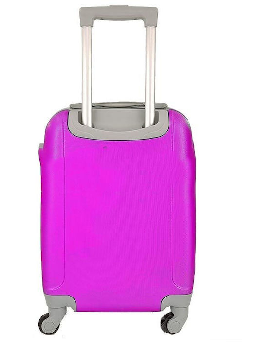 Hard Purple Suitcases With 4 Wheels Set Of 3 Pieces
