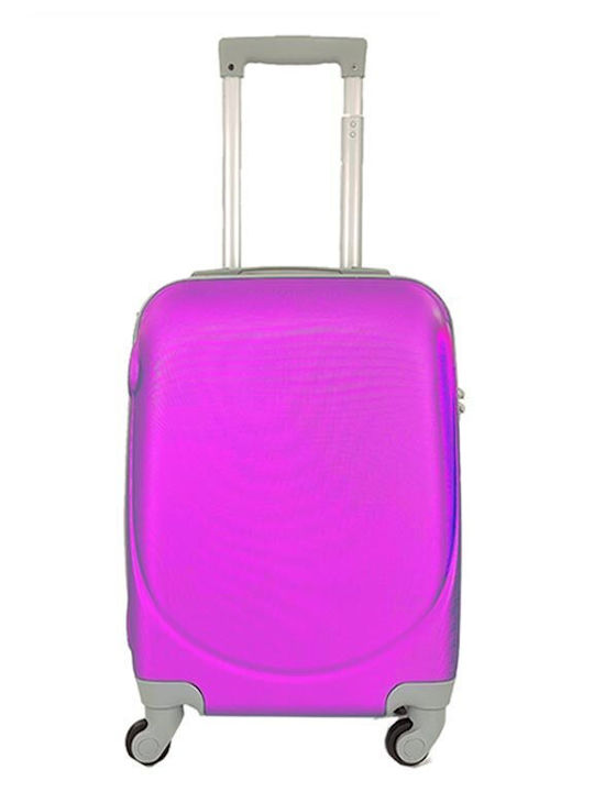 Hard Purple Suitcases With 4 Wheels Set Of 3 Pieces