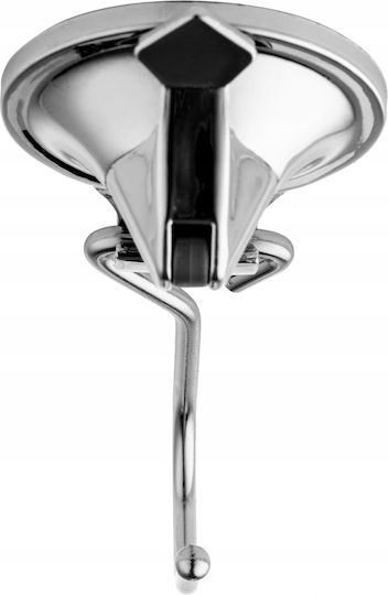 Kadax Haken Badezimmer Einzeln Saugnapf ​16.5x16.5cm Inox Silber