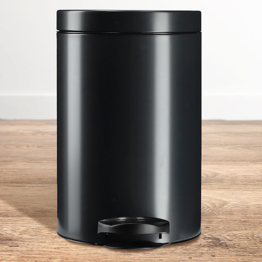 Kadax Kadax Mülleimer Aus Inox Mit Pedal Schwarz 14lt
