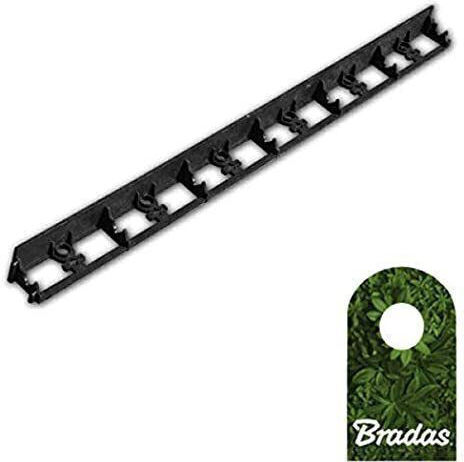 Bradas Plastic Garden Hedge Lawn Divider in Green Color