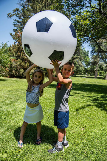 Trelines Jumbo Ball Детска Топка Футбол Бял 76см.
