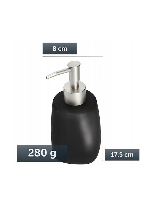 Kadax Dispenser Bucătărie Ceramică Negru 400ml