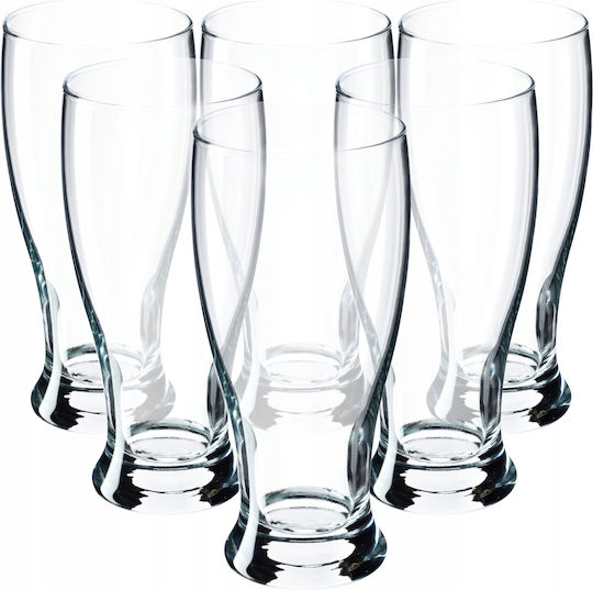 Kadax Set de pahare pentru bere din Sticlă 565ml 6buc