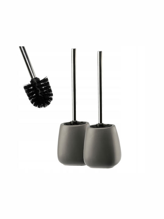 Kadax Ceramic Toilet Brush Gray