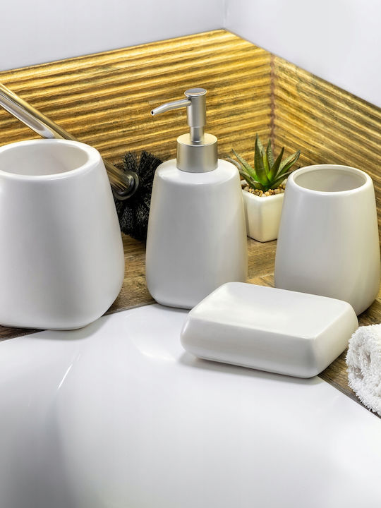 Kadax Ceramic Toilet Brush White