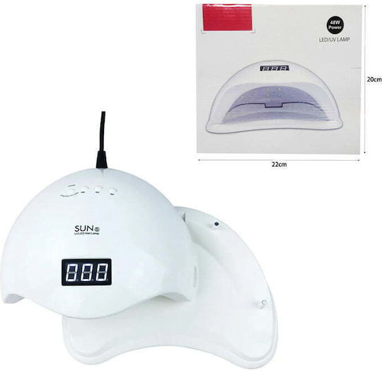 SUN ONE UV Nail Polish Curing Lamp UV / LED 48W White