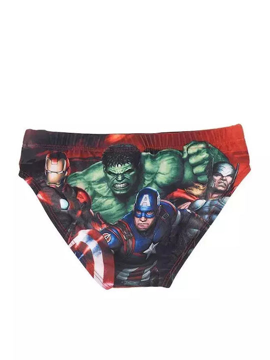 Disney Avengers Kids Swimwear Swim Briefs Red