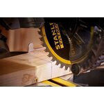 Stanley Miter Saw Battery with Cutting Disc Diameter 190mm, Laser Guide & Cutting Speed 3800rpm