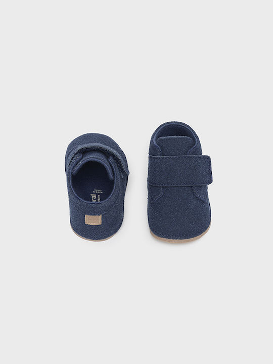 Mayoral Baby Booties Navy Blue