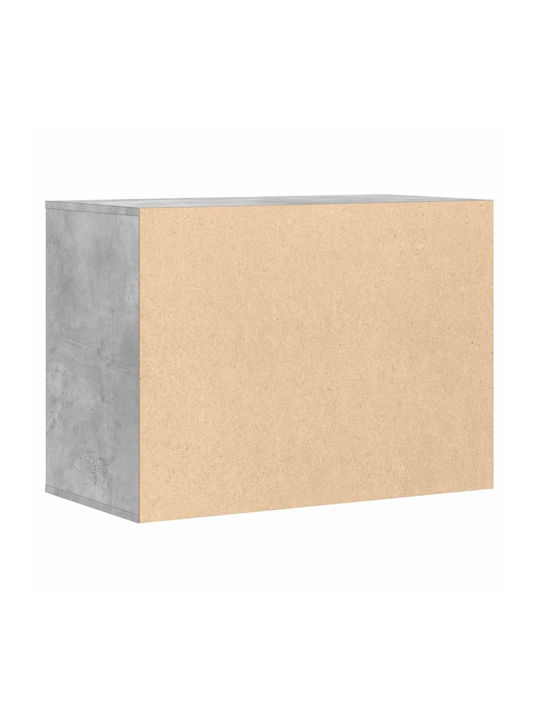 Συρταριέρα Κρεβατοκάμαρας mit 3 Schubladen Gray 80x41x58cm