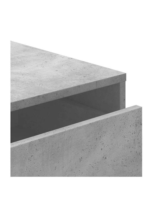Συρταριέρα Κρεβατοκάμαρας mit 3 Schubladen Gray 80x41x58cm