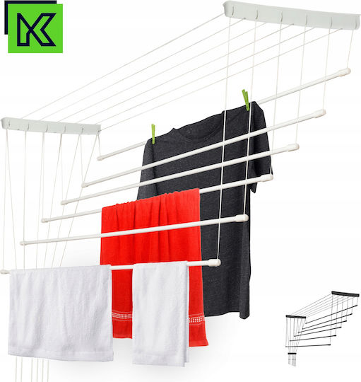 Kadax Folding Hanging Clothes Drying Rack with Hanging Length 3m Kadax Folding Hanging Clothes Drying Rack with Hanging Length 3m