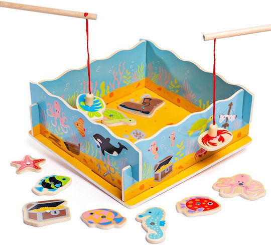 Jucărie de Pescuit Fishing Game din Lemn pentru 36++ Luni Big Jigs
