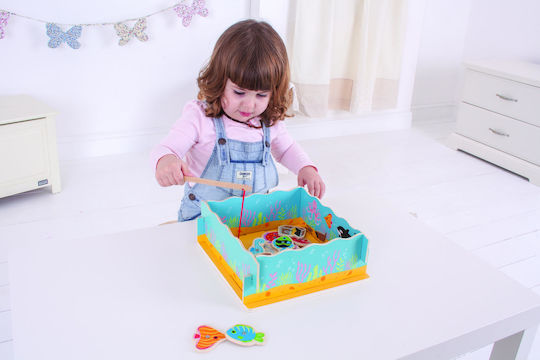 Jucărie de Pescuit Fishing Game din Lemn pentru 36++ Luni Big Jigs