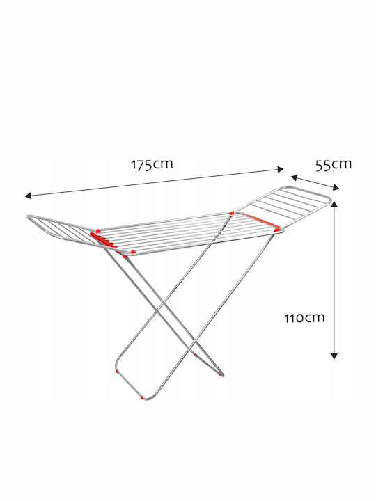 Kadax Folding Floor Clothes Drying Rack