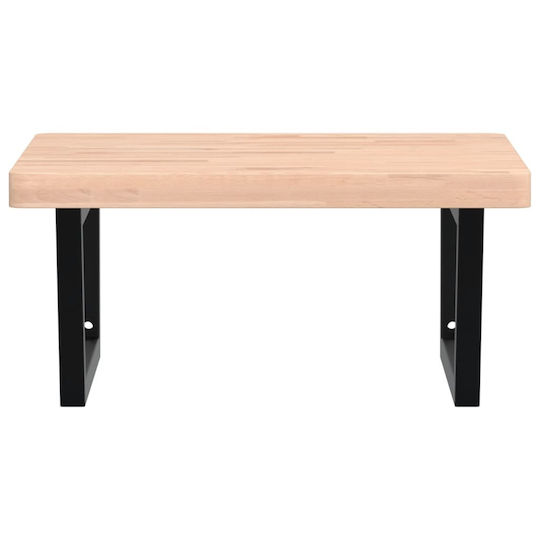 vidaXL Waschtisch ohne Waschbecken L60xB60xH4cm Beech