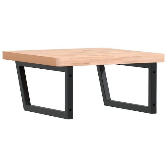 vidaXL Waschtisch ohne Waschbecken L60xB60xH4cm Beech