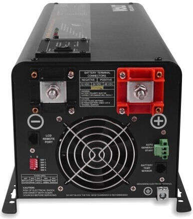 Volt Polska Invertor Auto 3000W pentru Convertirea 12V DC în 220V AC