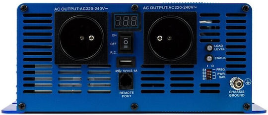 Volt Polska Inverter Αυτοκινήτου 2500W για Μετατροπή 12V DC σε 220V AC