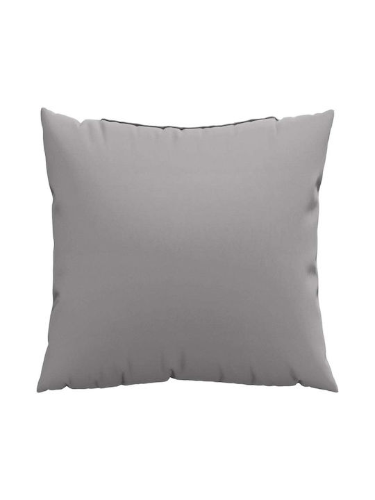 vidaXL Waterproof Garden Sofa Cushion Gray 4 Pieces 50x50cm