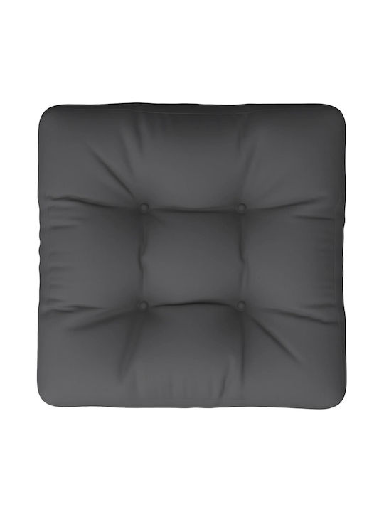 vidaXL Μαξιλάρι για Παγκάκι Παλέτας Γκρι 50x50εκ.