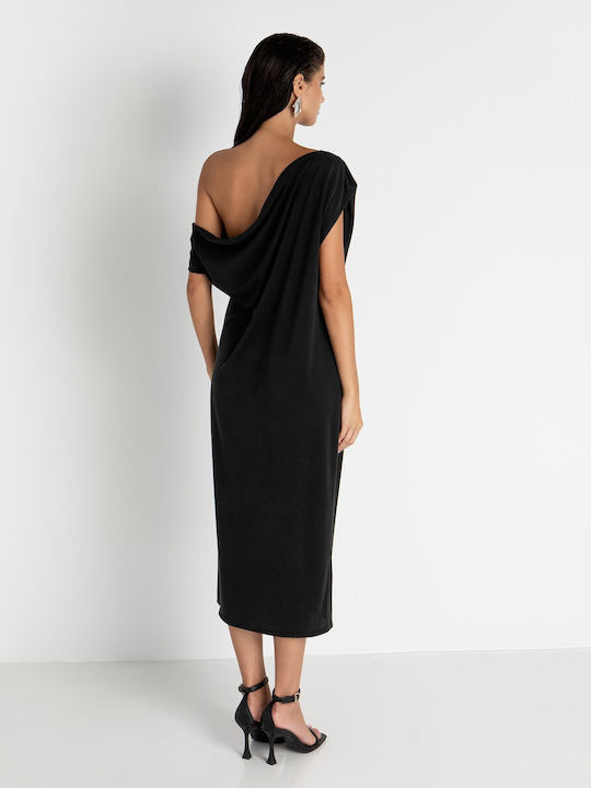 Toi&Moi Dress Draped Black