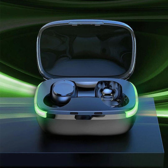 Nubi Y60 In-Ear Bluetooth-Freisprecheinrichtung Kopfhörer mit Schweißresistenz und Ladeetui Schwarz