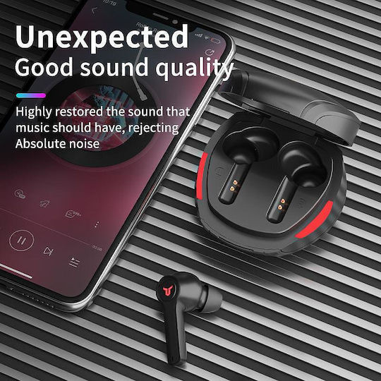 Nubi Hydra In ear Bluetooth хендсфри Слушалки с Кутийка за Зареждане Черен