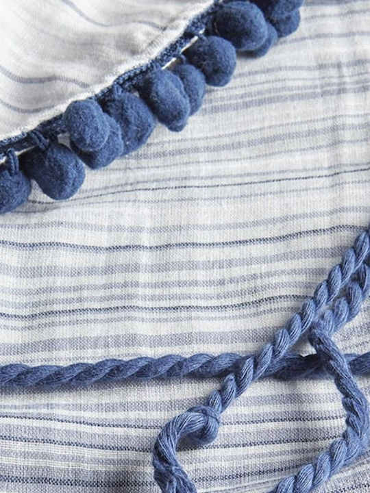 Charisma Pom-pom Kaftan L-XL Denim