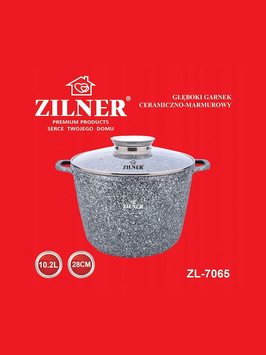 Zilner Deep Pot made of Cast Aluminum 10lt / 28cm