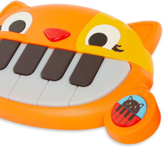 Battat Музикален инструмент Mini Piano Cat с музика и звуци за 36++ месеца