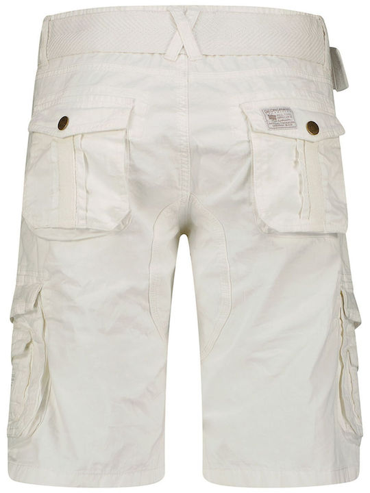 Geographical Norway Herrenshorts Jeans Weiß