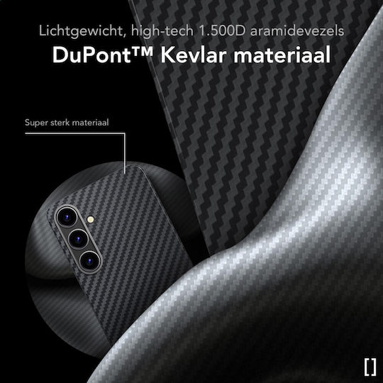 Nekit Задна корица Aramid Fiber 1мм Черен (Galaxy S24+)