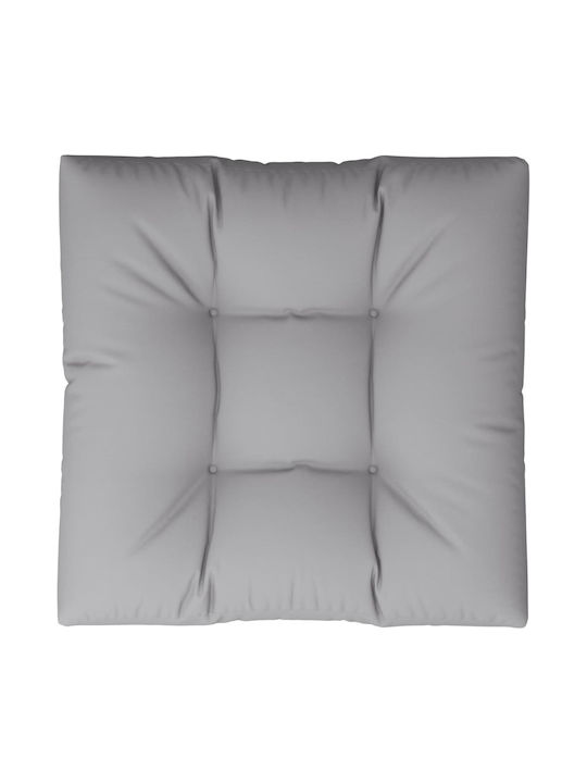 vidaXL Waterproof Bench Cushion for Palette Gray 80x80cm