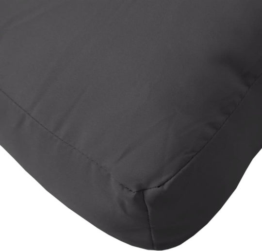 vidaXL Pernă Waterproof Pentru Bancă Perne Pentru Scaune De Grădină Neagră 50x50cm
