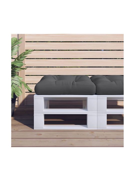 vidaXL Waterproof Bench Cushion for Palette 50x50cm Black
