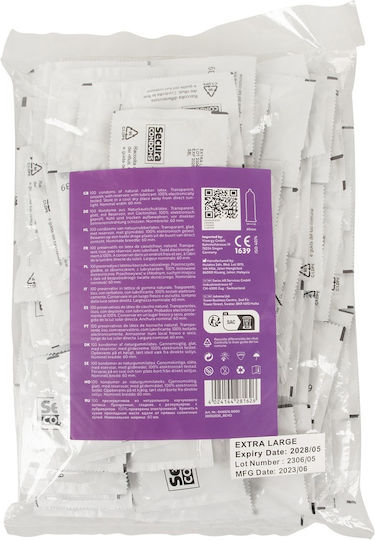 Secura Prezervative Extra Large 100 Buc 60mm