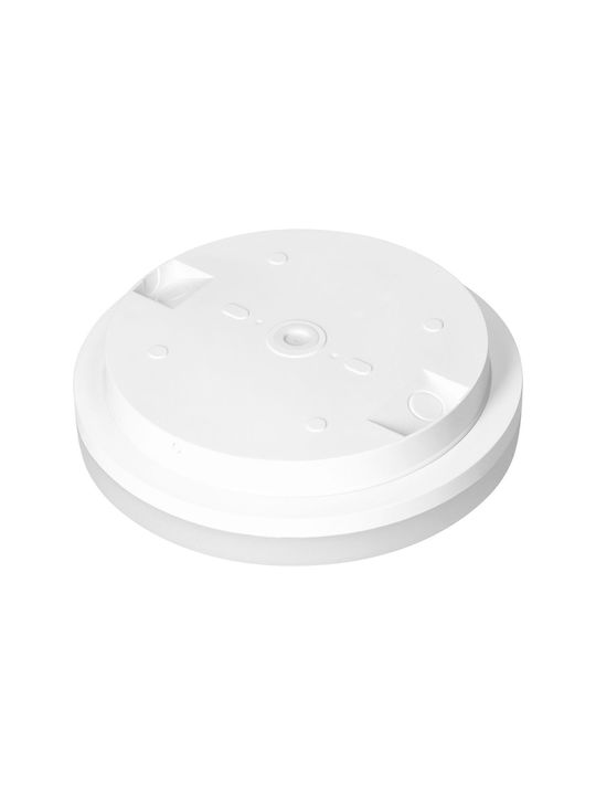 Adviti Deckenleuchte Badezimmer Weiß mit Integrierter LED