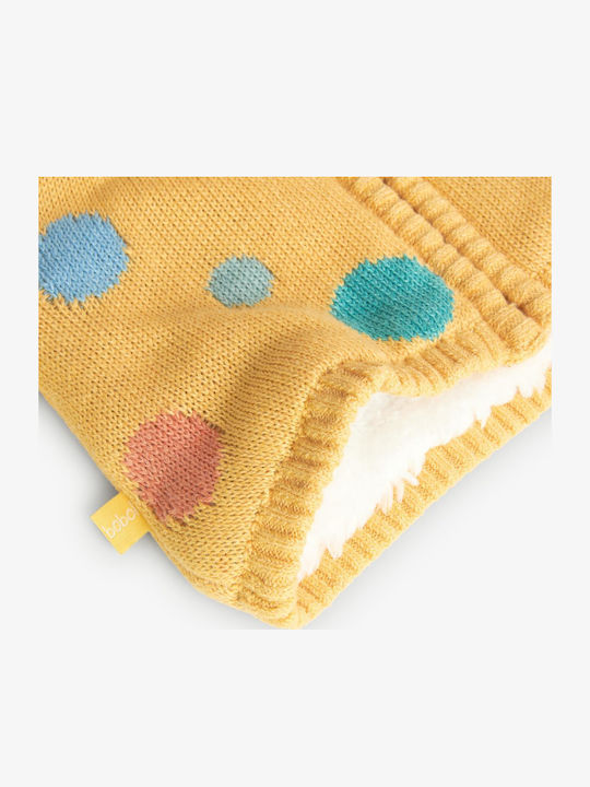 Kids Cardigan Cotton with Hood Yellow
