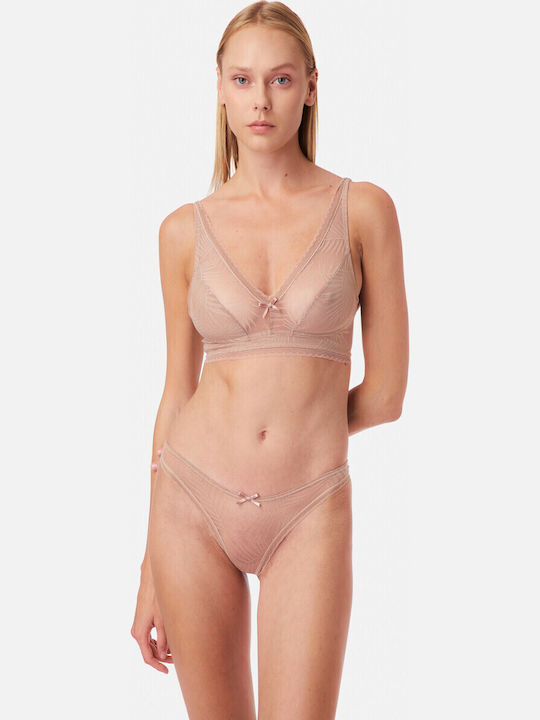 Minerva Bralette Σουτιέν Μπεζ