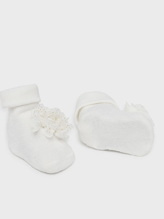 Mayoral Kids' Socks Ecru