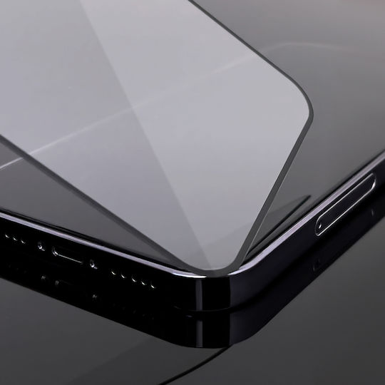 Hurtel 0.3mm Vollkleber Vollflächig gehärtetes Glas Schwarz (Galaxy S24 Ultra)