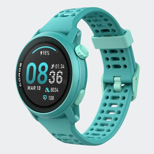 Coros Pace 3 Smartwatch με Παλμογράφο (Τιρκουάζ)